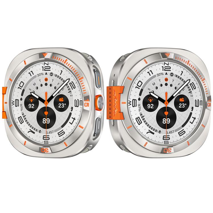 Custodia protettiva in metallo per orologio con PC integrato in stile alpino., For Samsung Galaxy Watch Ultra 47mm / Ultra 2025