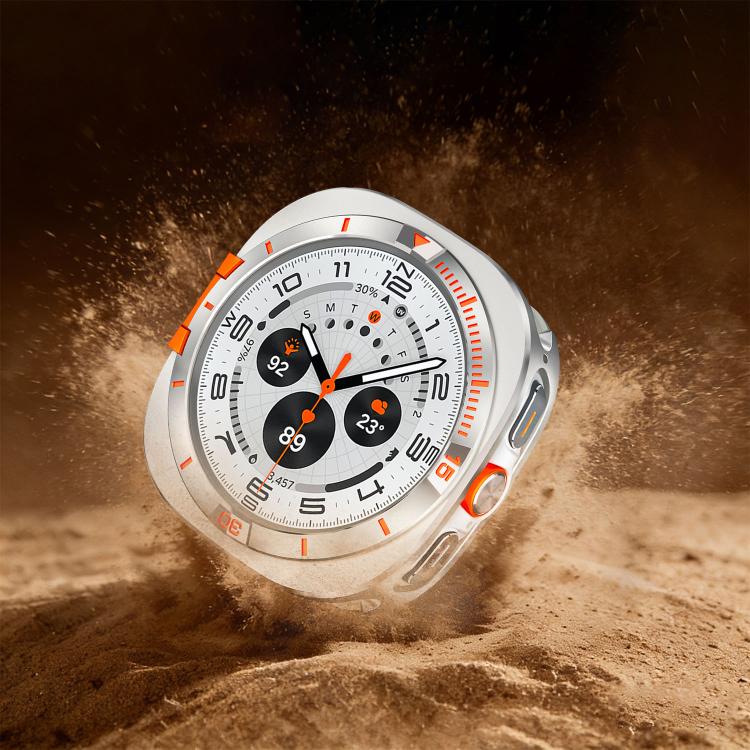 Custodia protettiva in metallo per orologio con PC integrato in stile alpino., For Samsung Galaxy Watch Ultra 47mm / Ultra 2025