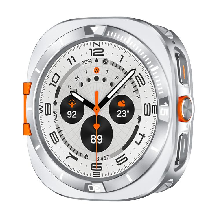 Custodia protettiva in metallo per orologio con PC integrato in stile alpino., For Samsung Galaxy Watch Ultra 47mm / Ultra 2025