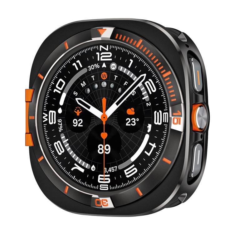 Custodia protettiva in metallo per orologio con PC integrato in stile alpino., For Samsung Galaxy Watch Ultra 47mm / Ultra 2025