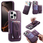 Custodia per telefono CaseNeo Retro con cinturino da polso elastico, porta carte e retro magnetico., For iPhone 16 Pro, For iPhone 16 Plus, For iPhone 16, For iPhone 15 Pro Max, For iPhone 15 Pro, For iPhone 15 Plus