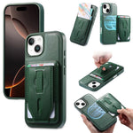 Custodia per telefono CaseNeo Retro con cinturino da polso elastico, porta carte e retro magnetico., For iPhone 16 Pro, For iPhone 16 Plus, For iPhone 16, For iPhone 15 Pro Max, For iPhone 15 Pro, For iPhone 15 Plus