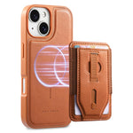 Custodia per telefono CaseNeo Retro con cinturino da polso elastico, porta carte e retro magnetico., For iPhone 13