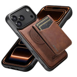 Custodia per telefono Suteni G5S5 2 in 1 con apribottiglie magnetico rimovibile, porta carte e retro in pelle bovina., For iPhone 17 Pro Max, For iPhone 17 Pro, For iPhone 17, For iPhone Air, For iPhone 16 Pro Max, For iPhone 16 Pro, For iPhone 16 Plus...