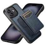 Custodia per telefono Suteni G5S5 2 in 1 con apribottiglie magnetico rimovibile, porta carte e retro in pelle bovina., For iPhone 17 Pro Max, For iPhone 17 Pro, For iPhone 17, For iPhone Air, For iPhone 16 Pro Max, For iPhone 16 Pro, For iPhone 16 Plus...
