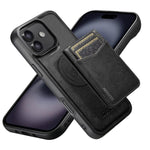 Custodia per telefono Suteni G5S5 2 in 1 con apribottiglie magnetico rimovibile, porta carte e retro in pelle bovina., For iPhone 17 Pro Max, For iPhone 17 Pro, For iPhone 17, For iPhone Air, For iPhone 16 Pro Max, For iPhone 16 Pro, For iPhone 16 Plus...
