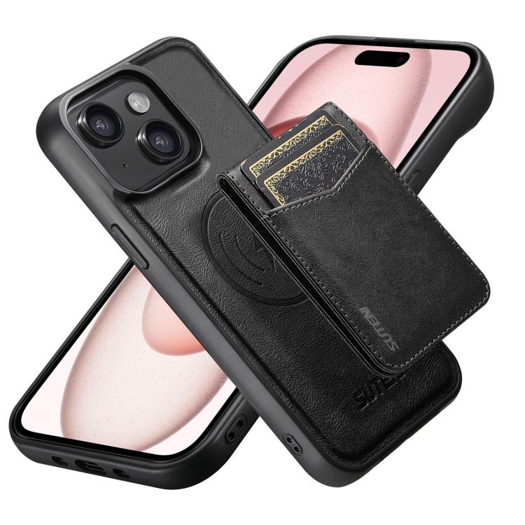 Custodia per telefono Suteni G5S5 2 in 1 con apribottiglie magnetico rimovibile, porta carte e retro in pelle bovina., For iPhone 15 Pro Max, For iPhone 15 Pro, For iPhone 15 Plus, For iPhone 15, For iPhone 14 Plus, For iPhone 14, For iPhone 14 Pro    ...