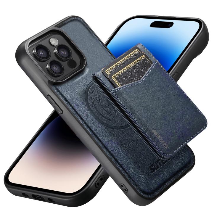 Custodia per telefono Suteni G5S5 2 in 1 con apribottiglie magnetico rimovibile, porta carte e retro in pelle bovina., For iPhone 15 Pro Max, For iPhone 15 Pro, For iPhone 15 Plus, For iPhone 15, For iPhone 14 Plus, For iPhone 14, For iPhone 14 Pro    ...