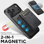 Custodia per telefono Suteni G5S5 2 in 1 con apribottiglie magnetico rimovibile, porta carte e retro in pelle bovina., For iPhone 13 Pro Max, For iPhone 13 Pro, For iPhone 13, For iPhone 12 Pro Max, For iPhone 12 / 12 Pro