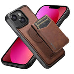 Custodia per telefono Suteni G5S5 2 in 1 con apribottiglie magnetico rimovibile, porta carte e retro in pelle bovina., For iPhone 13 Pro Max, For iPhone 13 Pro, For iPhone 13, For iPhone 12 Pro Max, For iPhone 12 / 12 Pro