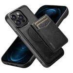 Custodia per telefono Suteni G5S5 2 in 1 con apribottiglie magnetico rimovibile, porta carte e retro in pelle bovina., For iPhone 13 Pro Max, For iPhone 13 Pro, For iPhone 13, For iPhone 12 Pro Max, For iPhone 12 / 12 Pro