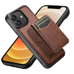Custodia per telefono Suteni G5S5 2 in 1 con apribottiglie magnetico rimovibile, porta carte e retro in pelle bovina., For iPhone 13 Pro Max, For iPhone 13 Pro, For iPhone 13, For iPhone 12 Pro Max, For iPhone 12 / 12 Pro
