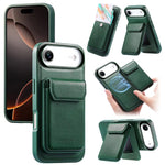 Custodia per telefono CaseNeo Retro Multi-Card Bag con retro magnetico, For iPhone 17e / 16e, For iPhone 17 Pro Max, For iPhone 17 Pro, For iPhone 17, For iPhone Air, FOr iPhone 16 Pro Max
