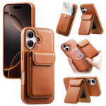 Custodia per telefono CaseNeo Retro Multi-Card Bag con retro magnetico, For iPhone 16 Pro, For iPhone 16 Plus, For iPhone 16, For iPhone 15 Pro Max, For iPhone 15 Pro, For iPhone 15 Plus