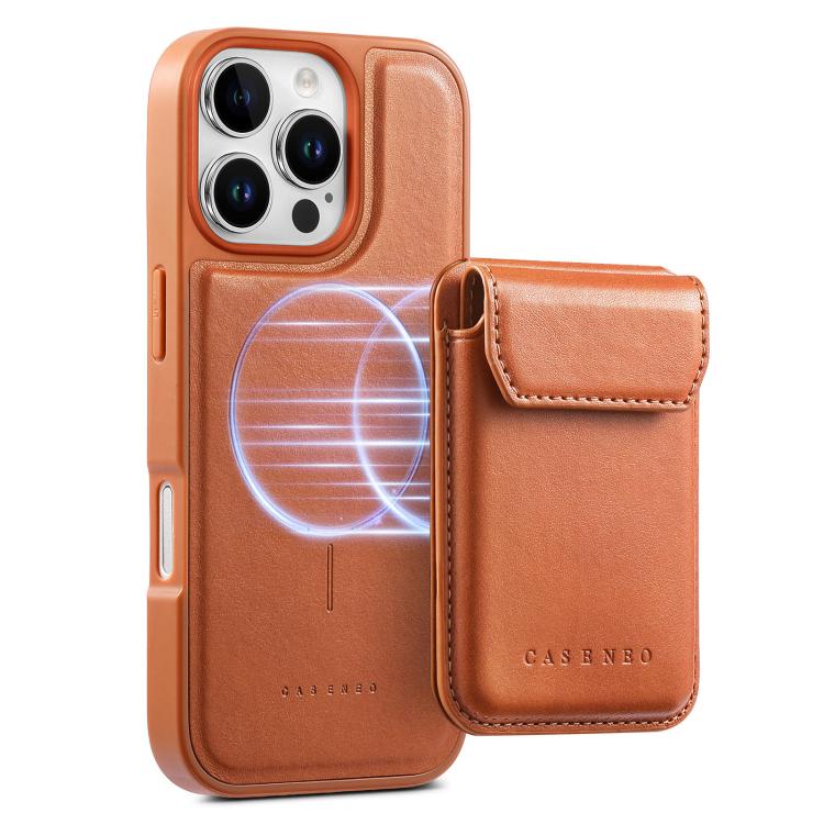 Custodia per telefono CaseNeo Retro Multi-Card Bag con retro magnetico, For iPhone 16 Pro, For iPhone 16 Plus, For iPhone 16, For iPhone 15 Pro Max, For iPhone 15 Pro, For iPhone 15 Plus