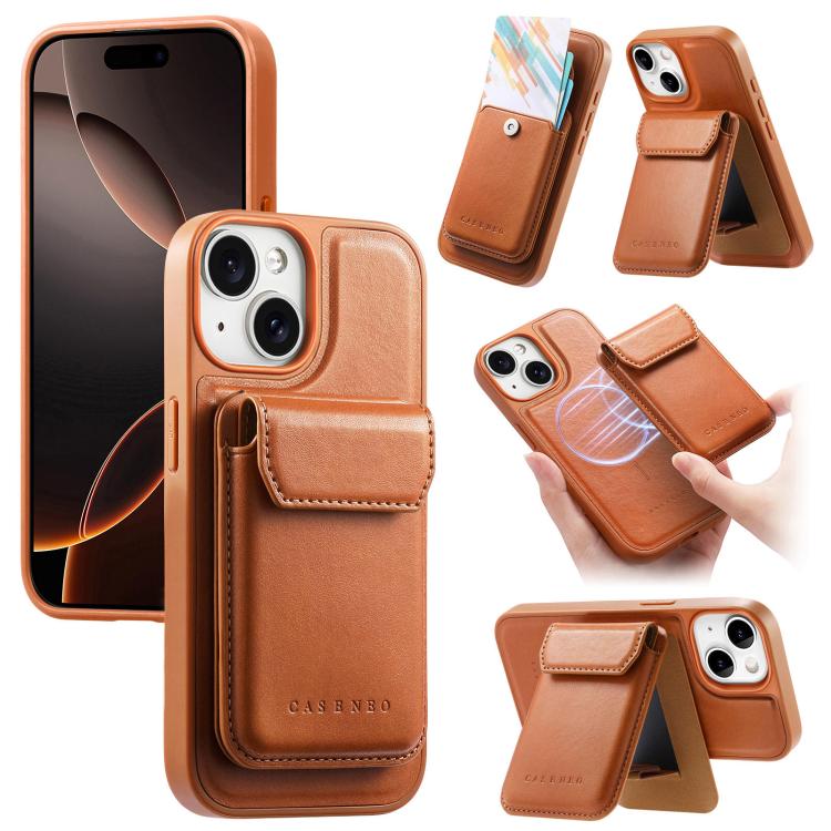 Custodia per telefono CaseNeo Retro Multi-Card Bag con retro magnetico, For iPhone 15, For iPhone 14, For iPhone 14 Pro, For iPhone 14 Pro Max, For iPhone 13 Pro Max, For iPhone 13 Pro