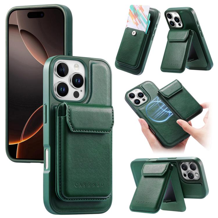 Custodia per telefono CaseNeo Retro Multi-Card Bag con retro magnetico, For iPhone 15, For iPhone 14, For iPhone 14 Pro, For iPhone 14 Pro Max, For iPhone 13 Pro Max, For iPhone 13 Pro