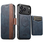 Custodia per telefono Suteni Q07S5 3 in 1 con apribottiglie staccabile, porta carte magnetico e inserti in ecopelle., For iPhone 17 Pro Max, For iPhone 17 Pro, For iPhone 17, For iPhone Air, For iPhone 16 Pro Max, For iPhone 16 Pro, For iPhone 16 Plus ...