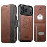 Custodia per telefono Suteni Q07S5 3 in 1 con apribottiglie staccabile, porta carte magnetico e inserti in ecopelle., For iPhone 17 Pro Max, For iPhone 17 Pro, For iPhone 17, For iPhone Air, For iPhone 16 Pro Max, For iPhone 16 Pro, For iPhone 16 Plus ...