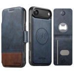 Custodia per telefono Suteni Q06S5 3 in 1 con apribottiglie staccabile, porta carte e chiusura magnetica in ecopelle., For iPhone 17 Pro Max, For iPhone 17 Pro, For iPhone 17, For iPhone Air, For iPhone 16 Pro Max, For iPhone 16 Pro, For iPhone 16 Plus...