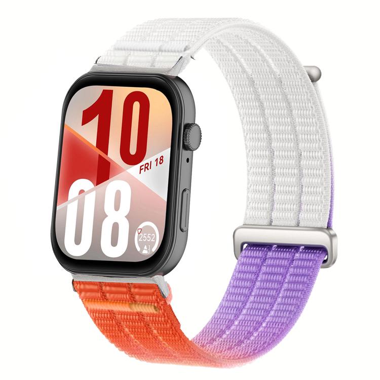 Cinturino per orologio con maglie doppie, in nylon traspirante, morbido come una nuvola, con chiusura in metallo., For Huawei Watch Fit 5 / Fit 5 Pro / Fit 4