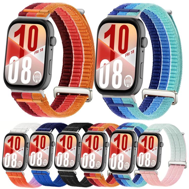 Cinturino per orologio con maglie doppie, in nylon traspirante, morbido come una nuvola, con chiusura in metallo., For Huawei Watch Fit 5 / Fit 5 Pro / Fit 4