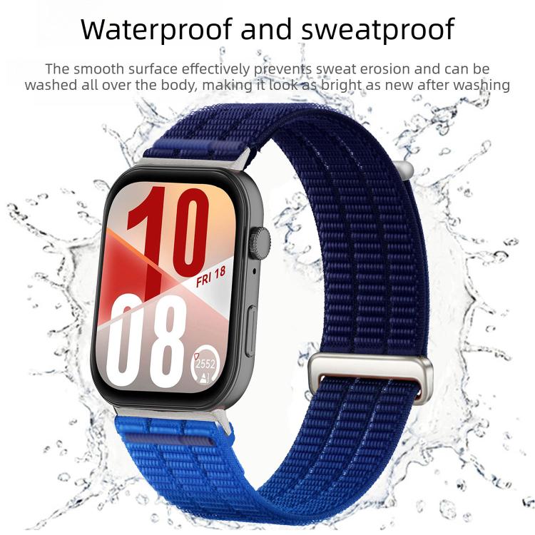 Cinturino per orologio con maglie doppie, in nylon traspirante, morbido come una nuvola, con chiusura in metallo., For Huawei Watch Fit 5 / Fit 5 Pro / Fit 4