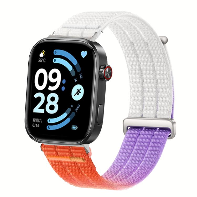 Cinturino per orologio con maglie doppie, in nylon traspirante, morbido come una nuvola, con chiusura in metallo., For Xiaomi Band  10 Pro / Redmi Watch 6 / 5