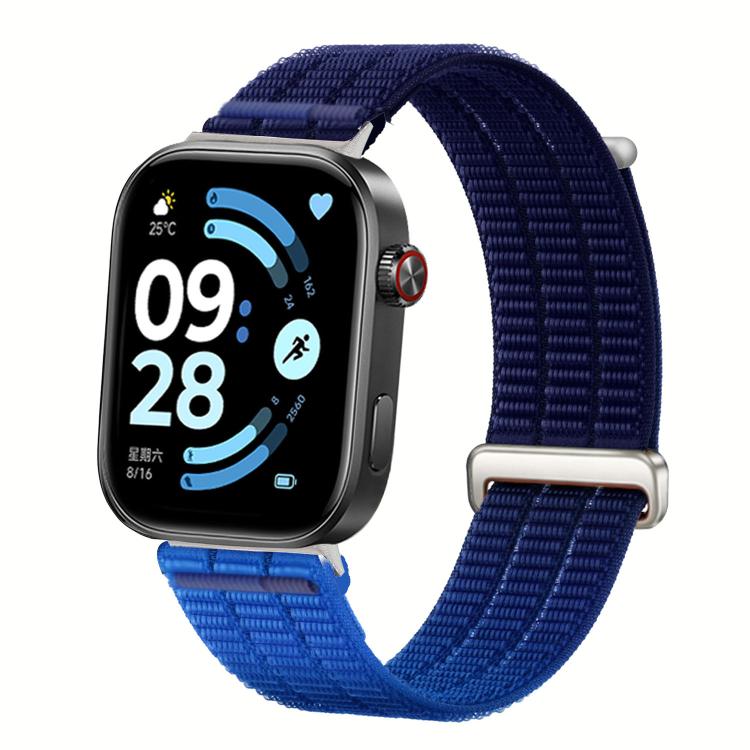 Cinturino per orologio con maglie doppie, in nylon traspirante, morbido come una nuvola, con chiusura in metallo., For Xiaomi Band  10 Pro / Redmi Watch 6 / 5