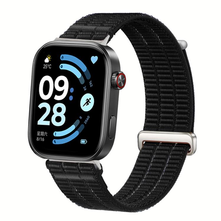 Cinturino per orologio con maglie doppie, in nylon traspirante, morbido come una nuvola, con chiusura in metallo., For Xiaomi Band  10 Pro / Redmi Watch 6 / 5