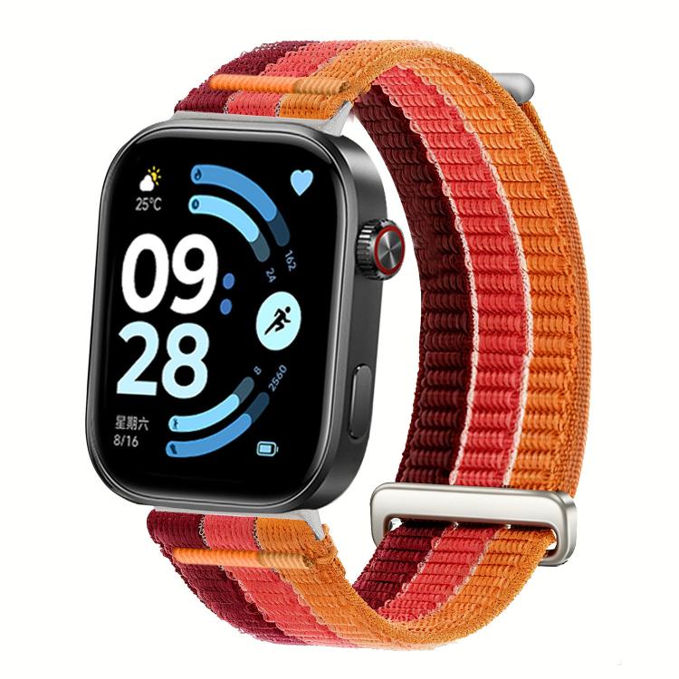 Cinturino per orologio con maglie doppie, in nylon traspirante, morbido come una nuvola, con chiusura in metallo., For Xiaomi Band  10 Pro / Redmi Watch 6 / 5