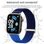 Cinturino per orologio con maglie doppie, in nylon traspirante, morbido come una nuvola, con chiusura in metallo., For Xiaomi Band  10 Pro / Redmi Watch 6 / 5
