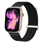 Cinturino per orologio con maglie doppie, in nylon traspirante, morbido come una nuvola, con chiusura in metallo., For Apple Watch 46mm / 49mm / 45mm / 44mm, For Apple Watch 42mm / 41mm / 40mm / 38mm