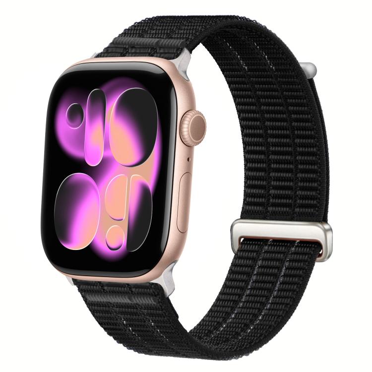 Cinturino per orologio con maglie doppie, in nylon traspirante, morbido come una nuvola, con chiusura in metallo., For Apple Watch 46mm / 49mm / 45mm / 44mm, For Apple Watch 42mm / 41mm / 40mm / 38mm