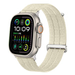 Cinturino per orologio con maglie doppie, in nylon traspirante, morbido come una nuvola, con chiusura in metallo., For Apple Watch 46mm / 49mm / 45mm / 44mm, For Apple Watch 42mm / 41mm / 40mm / 38mm