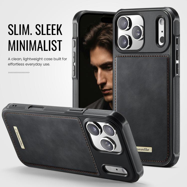Custodia posteriore magnetica in ecopelle CaseMe serie C69 per telefono., For iPhone 17 Pro Max, For iPhone 17 Pro, For iPhone 17, For iPhone Air