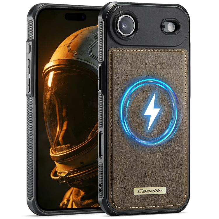 Custodia posteriore magnetica in ecopelle CaseMe serie C69 per telefono., For iPhone 17 Pro Max, For iPhone 17 Pro, For iPhone 17, For iPhone Air
