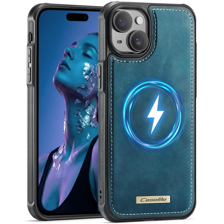 Custodia posteriore magnetica in ecopelle CaseMe serie C69 per telefono., For iPhone 15 Pro Max, For iPhone 15 Pro, For iPhone 15, For iPhone 14