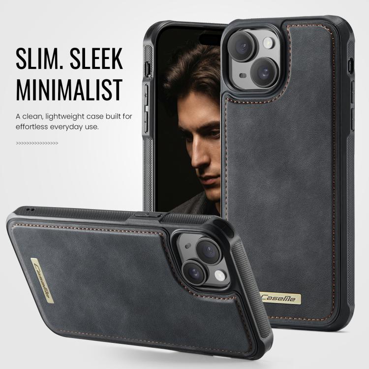 Custodia posteriore magnetica in ecopelle CaseMe serie C69 per telefono., For iPhone 13, For iPhone 12 Pro Max, For iPhone 11 Pro Max, For iPhone 11