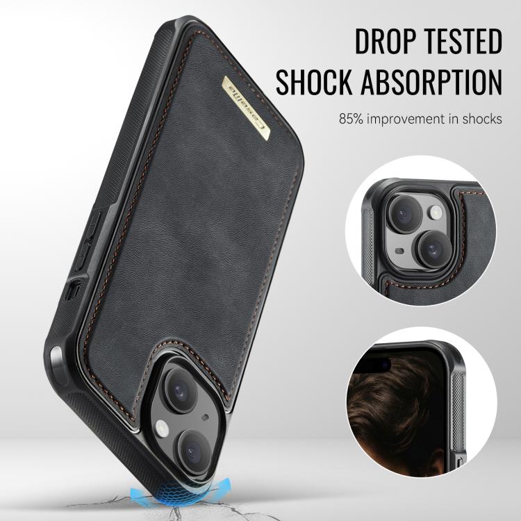 Custodia posteriore magnetica in ecopelle CaseMe serie C69 per telefono., For iPhone 13, For iPhone 12 Pro Max, For iPhone 11 Pro Max, For iPhone 11