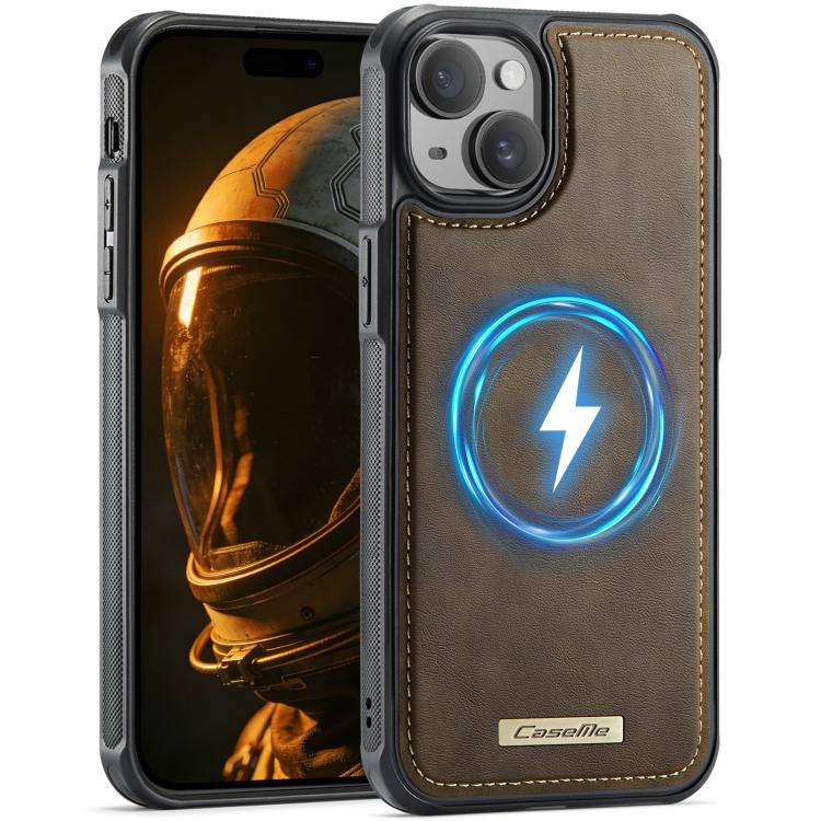 Custodia posteriore magnetica in ecopelle CaseMe serie C69 per telefono., For iPhone 13, For iPhone 12 Pro Max, For iPhone 11 Pro Max, For iPhone 11