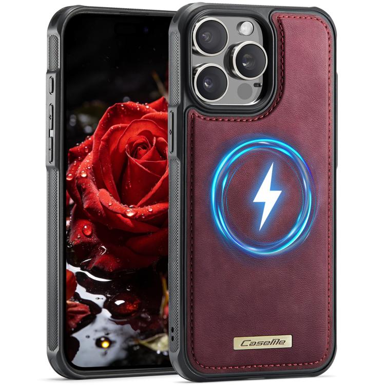 Custodia posteriore magnetica in ecopelle CaseMe serie C69 per telefono., For iPhone 15 Pro Max, For iPhone 15 Pro, For iPhone 15, For iPhone 14