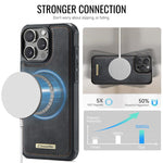 Custodia posteriore magnetica in ecopelle CaseMe serie C69 per telefono., For iPhone 15 Pro Max, For iPhone 15 Pro, For iPhone 15, For iPhone 14