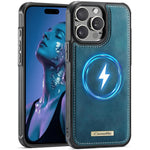 Custodia posteriore magnetica in ecopelle CaseMe serie C69 per telefono., For iPhone 14 Pro, For iPhone 14 Pro Max, For iPhone 13 Pro Max, For iPhone 13 Pro