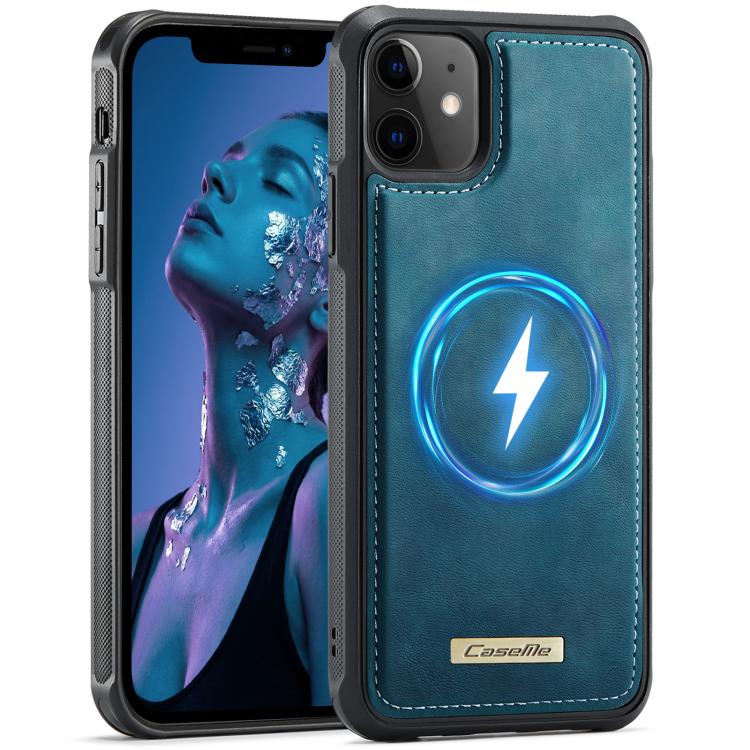 Custodia posteriore magnetica in ecopelle CaseMe serie C69 per telefono., For iPhone 13, For iPhone 12 Pro Max, For iPhone 11 Pro Max, For iPhone 11