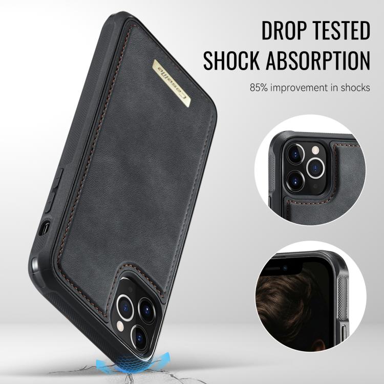 Custodia posteriore magnetica in ecopelle CaseMe serie C69 per telefono., For iPhone 11 Pro, For iPhone 17e /16e, For iPhone 15 Plus / 14 Plus, For iPhone 12 / 12 Pro