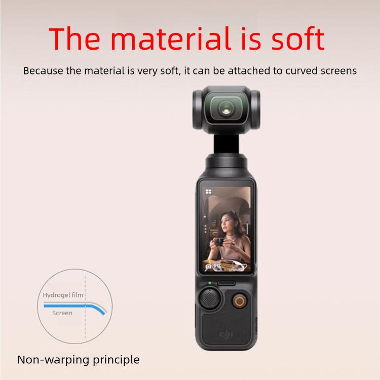 5 pellicole in idrogel EPU morbido ad altissima definizione, For DJI Osmo Pocket 4