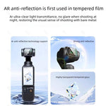 3 pellicole protettive antigraffio per schermo della fotocamera, For DJI Osmo Pocket 4 Standard Tempered Glass, For DJI Osmo Pocket 4 AR Anti-Reflective Glass