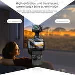 3 pellicole protettive antigraffio per schermo della fotocamera, For DJI Osmo Pocket 4 Standard Tempered Glass, For DJI Osmo Pocket 4 AR Anti-Reflective Glass