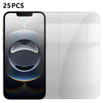 25 pezzi Pellicola protettiva in vetro temperato HD anti-impronta semi-schermo ad alto contenuto di alluminio, For iPhone 11 Pro Max, For iPhone 11, For iPhone 11 Pro, For iPhone XS, For iPhone XR, For iPhone XS Max, For iPhone X, For iPhone 8 Plus    ...
